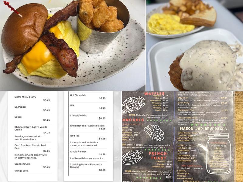 Toasted Rooster Cafe Menu