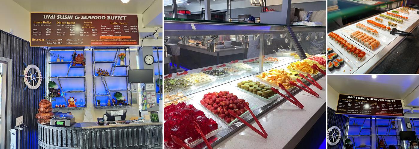 Umi Sushi & Seafood Buffet Menu
