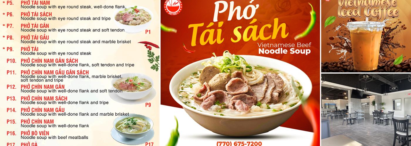 Pho Viet Menu