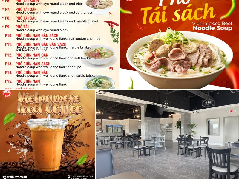 Pho Viet Menu
