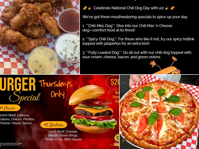 Lions Hotdog Shack Menu