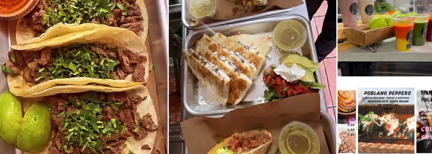 Tacos On The Road Menu