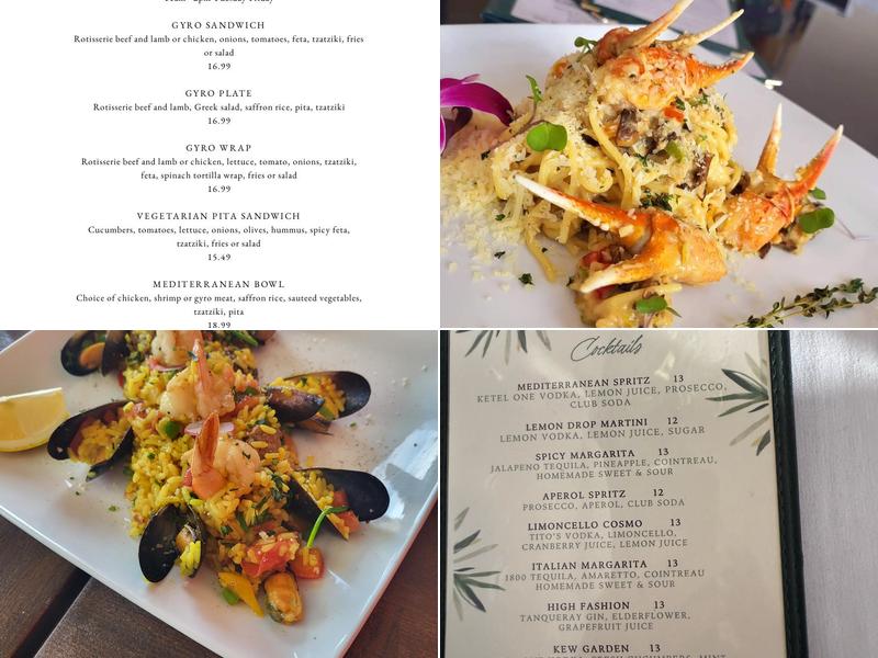 Olive Branch Grill Menu