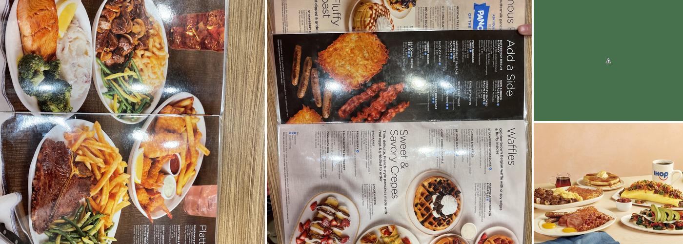 IHOP Menu
