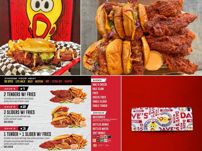 Dave's Hot Chicken Menu