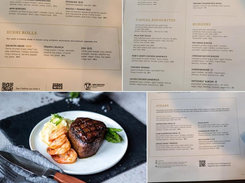 Cactus Club Cafe Coquitlam Centre Menu