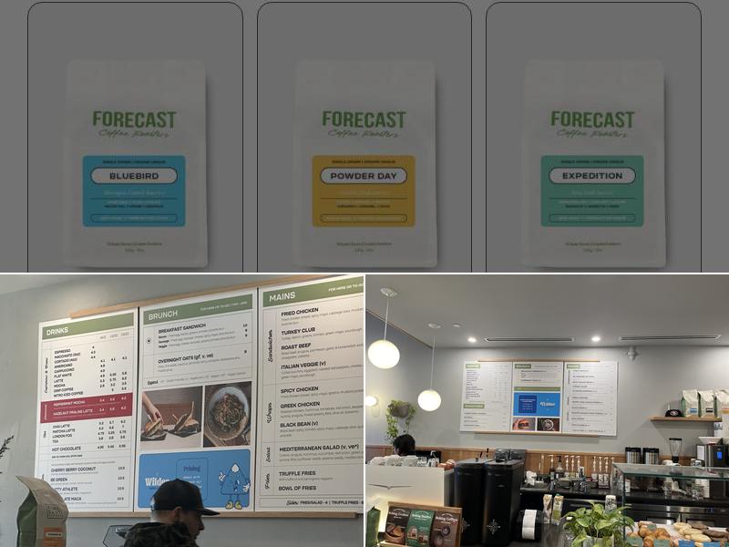 Forecast Coffee Menu