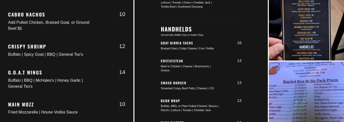 The Goat on Main Menu