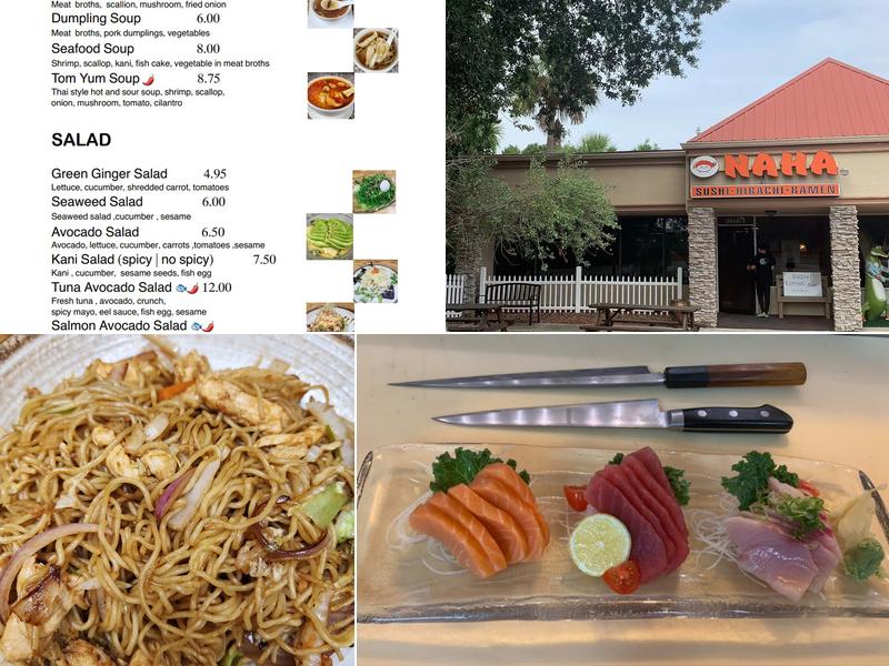 Naha Sushi Menu