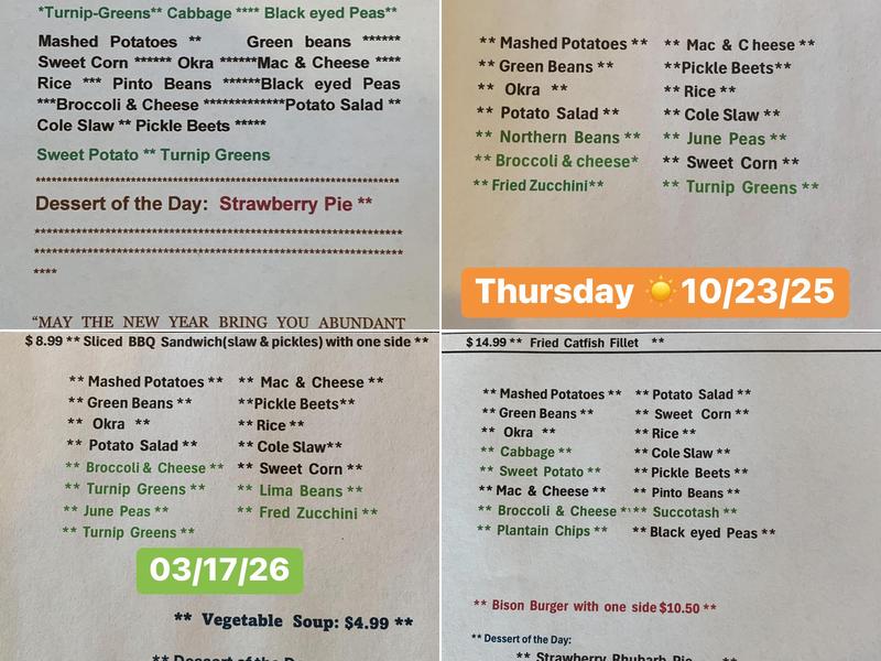 Sunny Side Menu