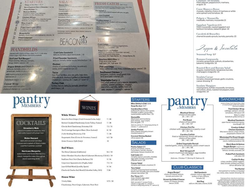 Beacon315 Menu