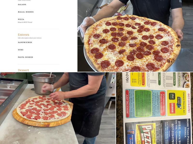 More Than Pizza Ithaca Menu