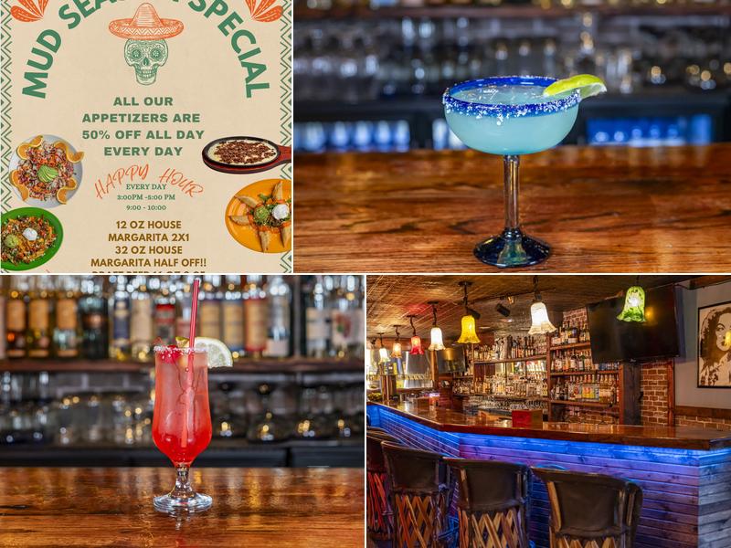 Del Mezcal Tacos + Margaritas Menu