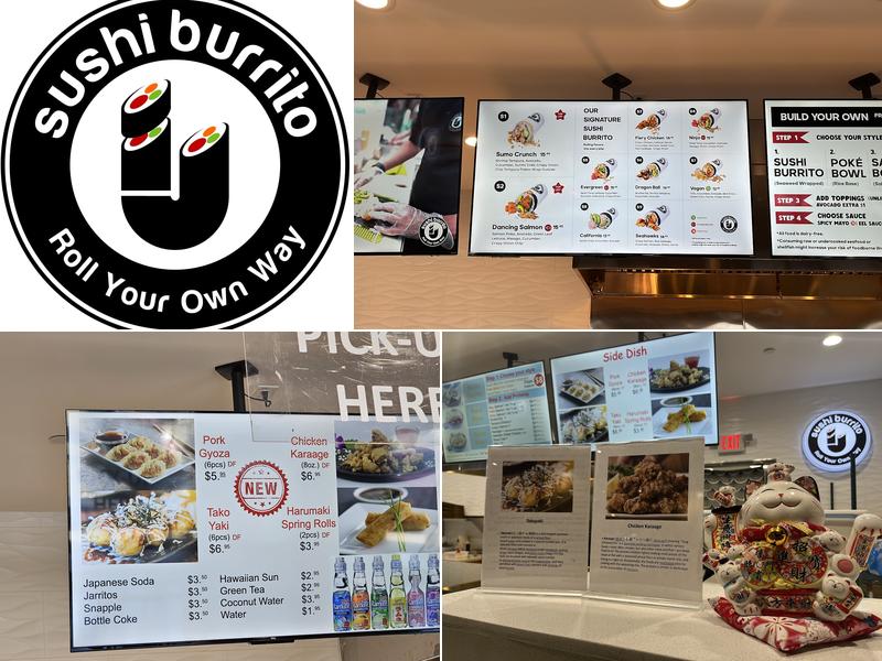 IJ Sushi Burrito- Shoreline Menu