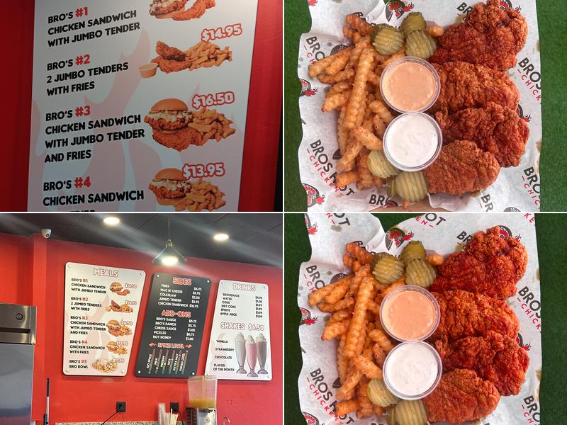 Bro's Hot Chicken Menu