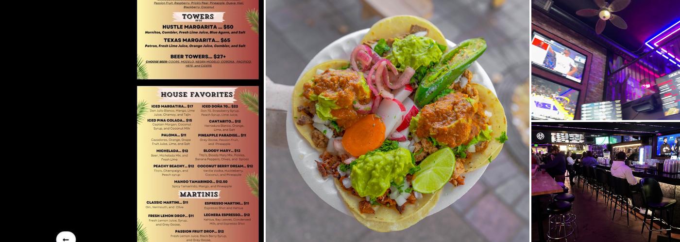 Side Hustle Bar Menu