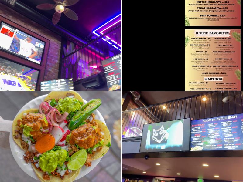 Side Hustle Bar Menu