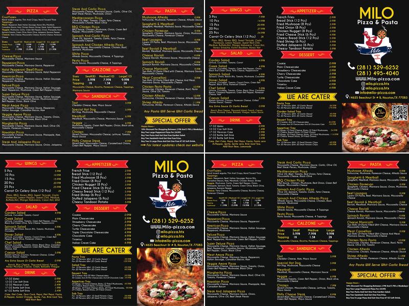 Milo Menu