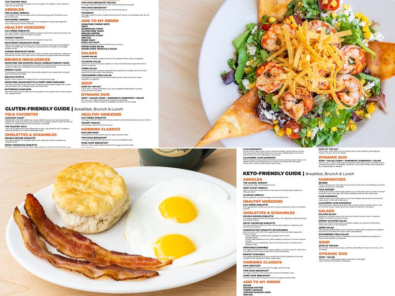The Toasted Yolk Cafe Menu