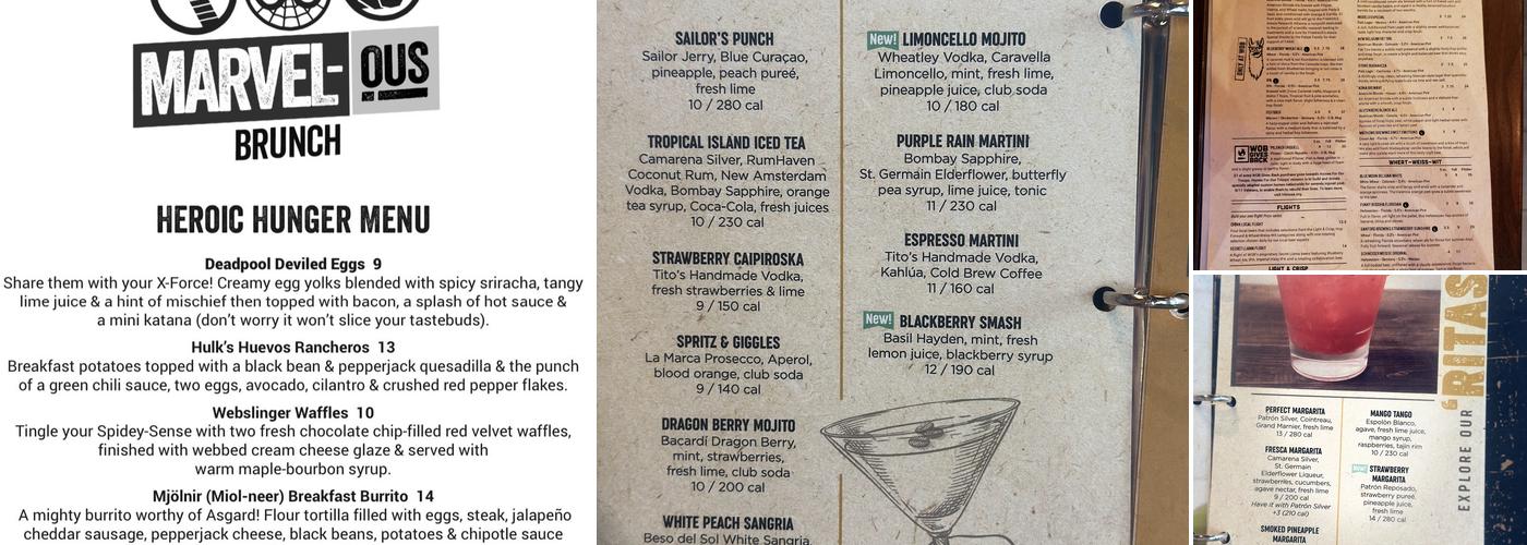 WOB Bar & Kitchen Royal Palm Beach Menu