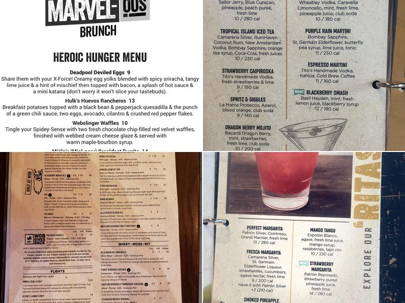 WOB Bar & Kitchen Royal Palm Beach Menu