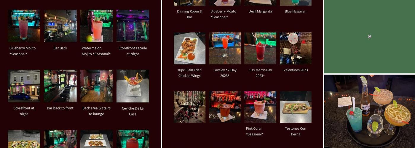 Ruby Bar & Tapas Menu