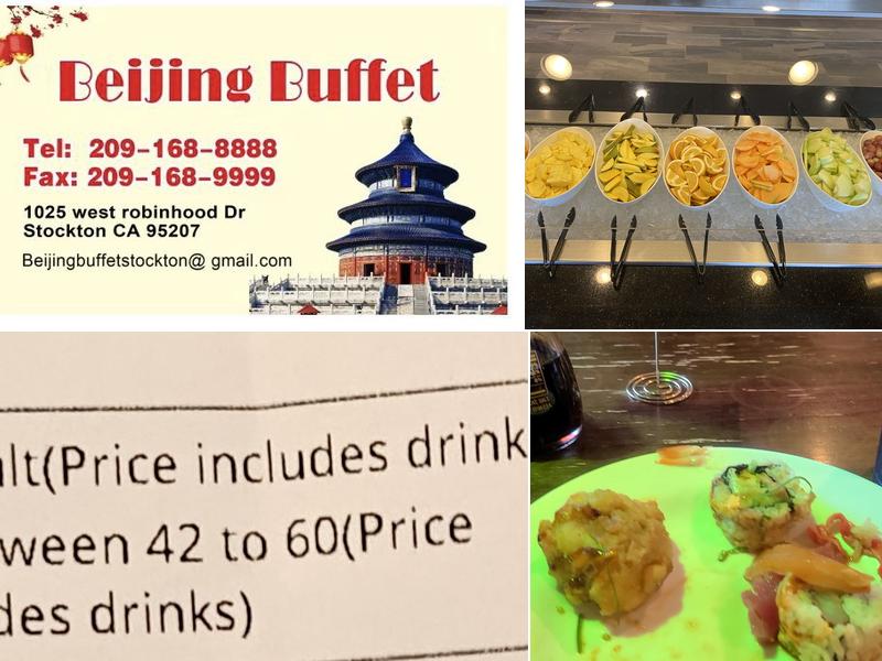 Beijing Buffet Menu