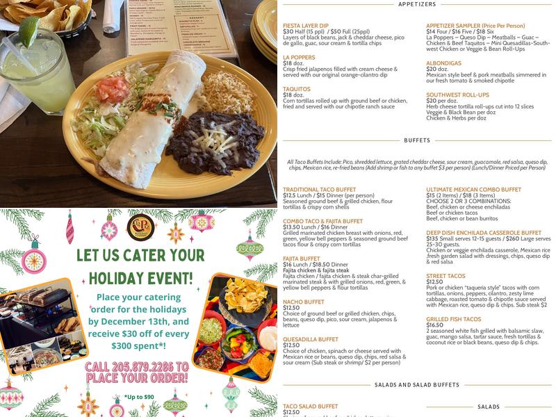 La Paz Ross Bridge Menu