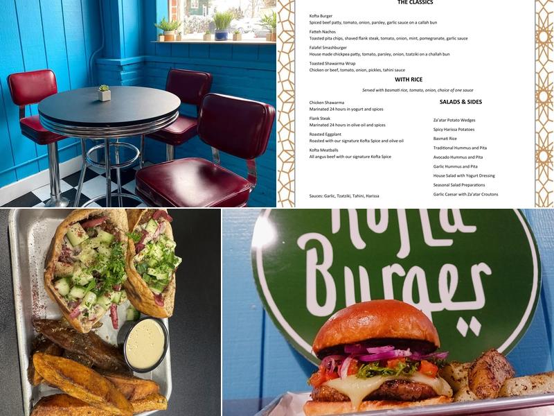 Kofta Burger Menu