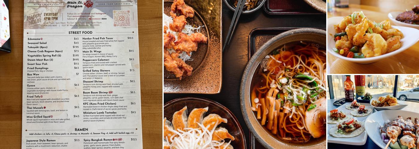Main St. Dragon Menu