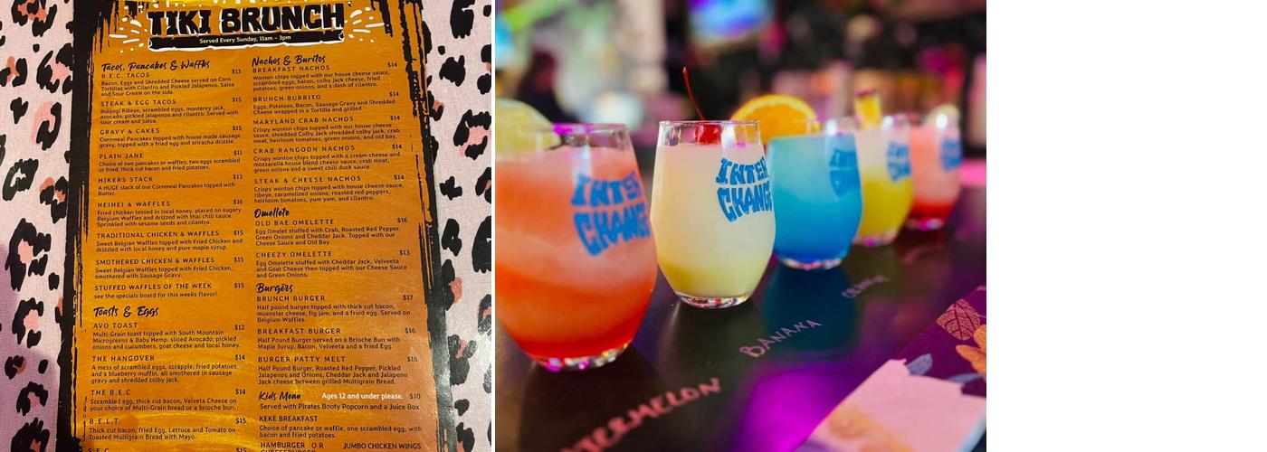 Interchange Tiki Bar & Brewing Menu