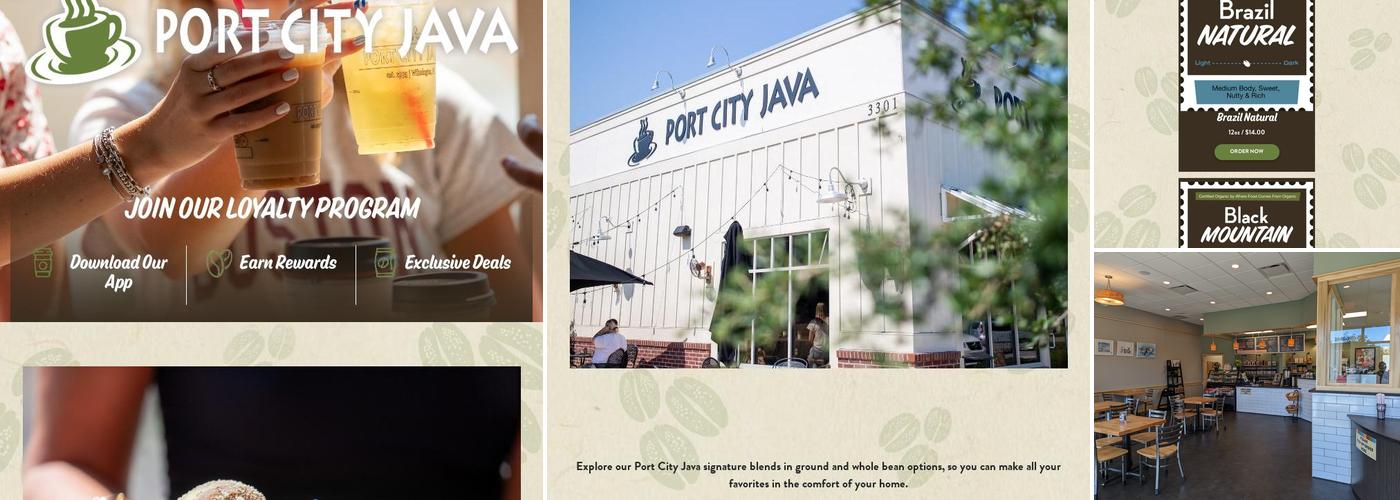 Port City Java Menu