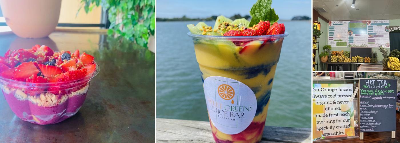 Sweet Greens Juice Bar Menu