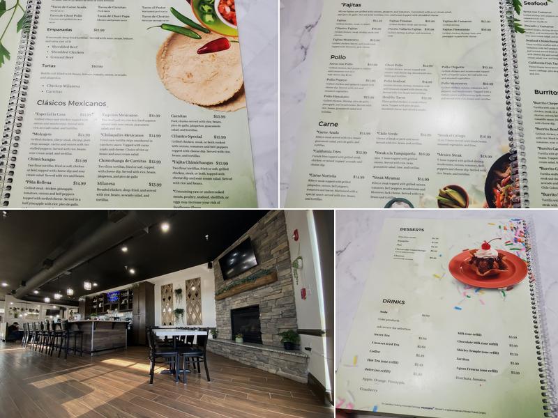 Cilantro Mexican Grill Menu