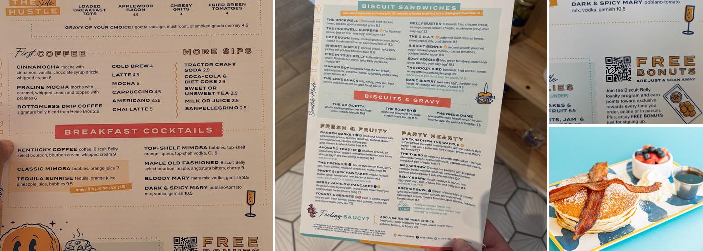 Biscuit Belly: Huntsville Menu