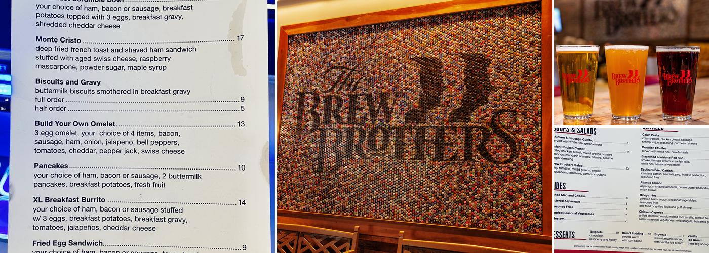Brew Brothers Menu