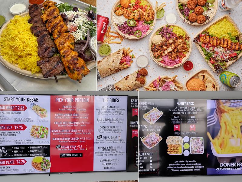 The Kebab Shop Menu