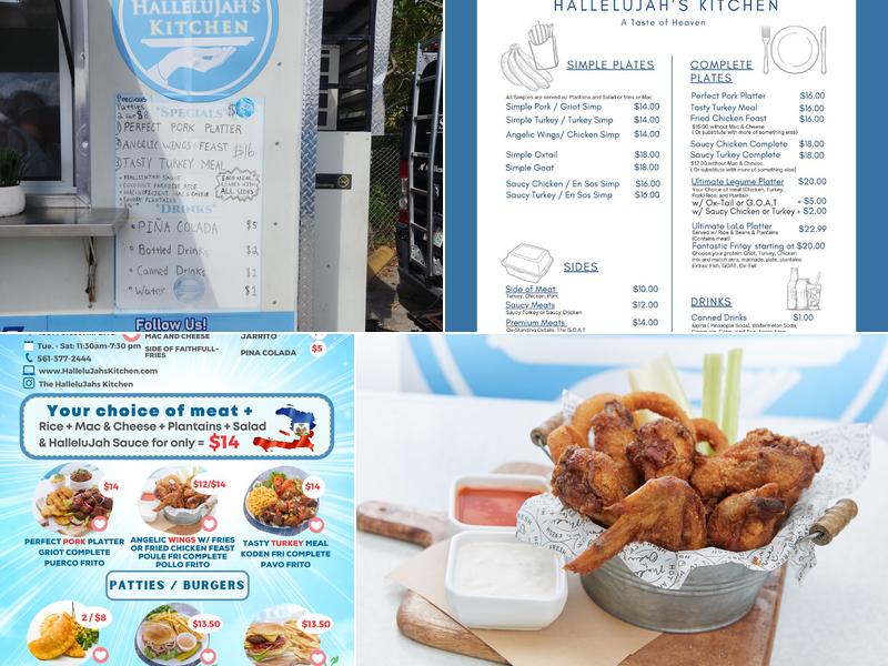 Hallelujah's Kitchen Menu