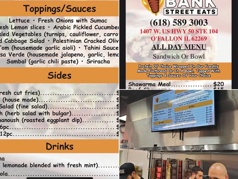 West Bank Street Eats Menu