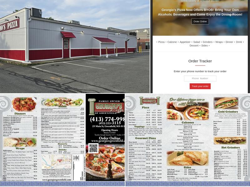 Georgio's Pizza Menu