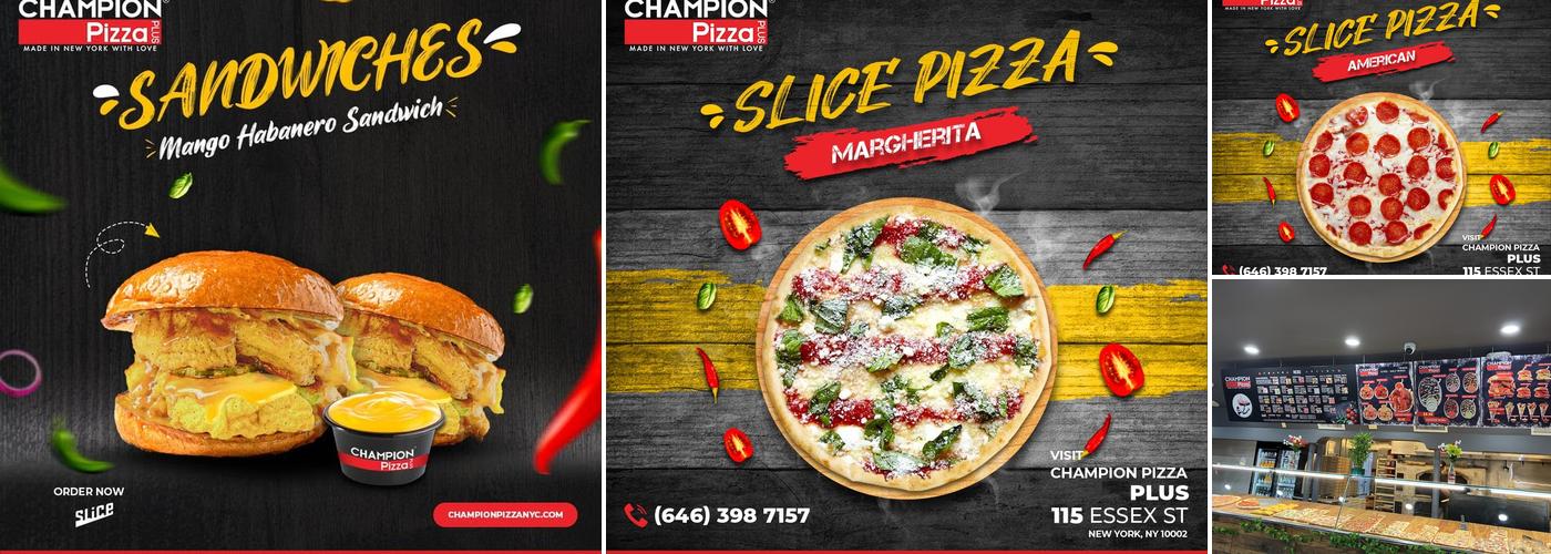 Champion Pizza - Elmont Menu