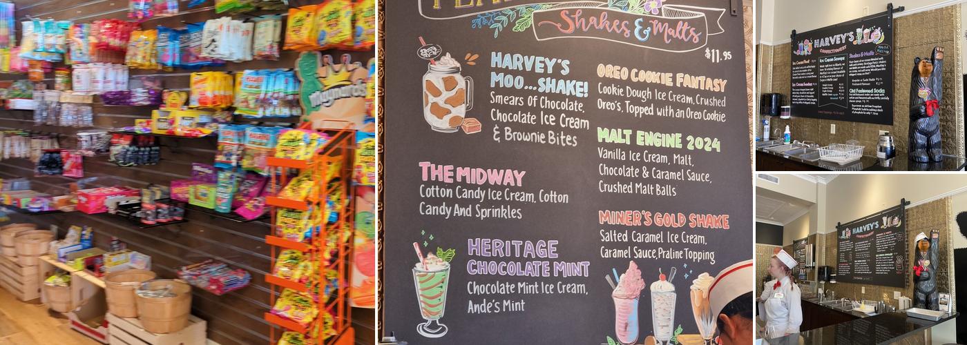 Harvey's Confectionery Menu