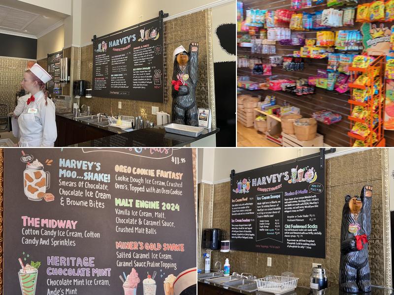 Harvey's Confectionery Menu