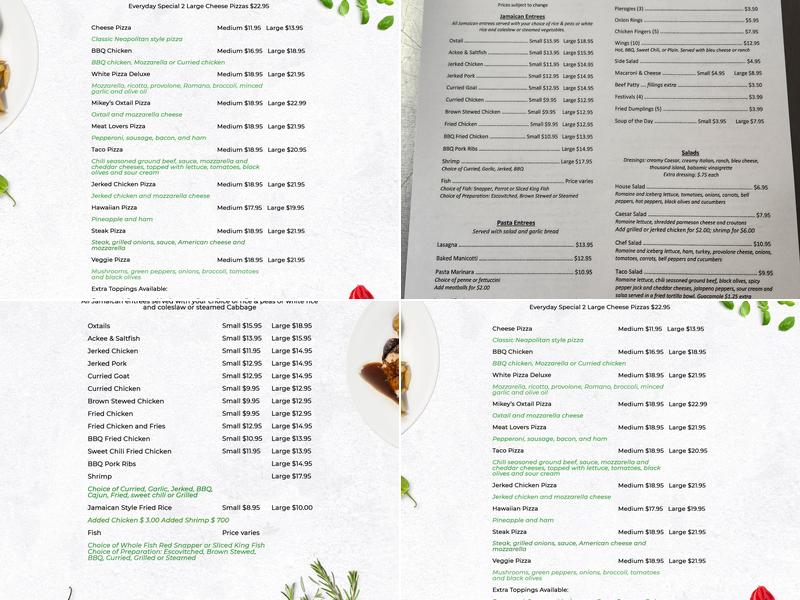 Mikey’s Caribbean Restaurant & Bar Menu