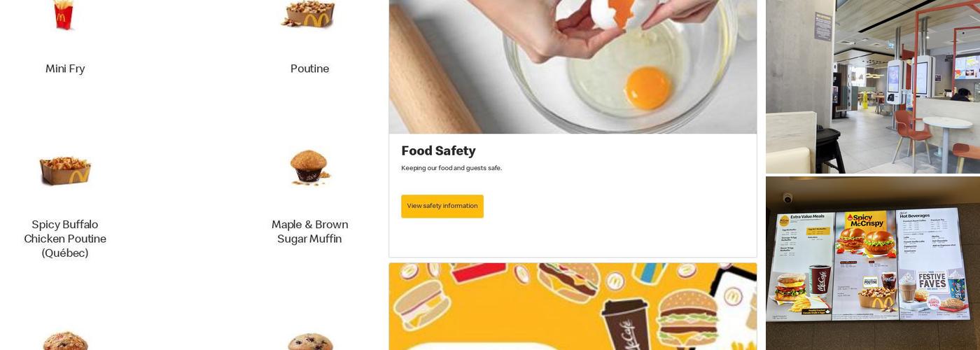 McDonalds Menu