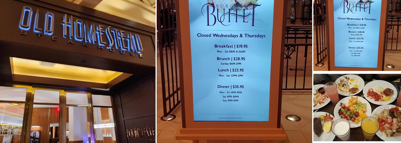 Borgata Buffet Menu