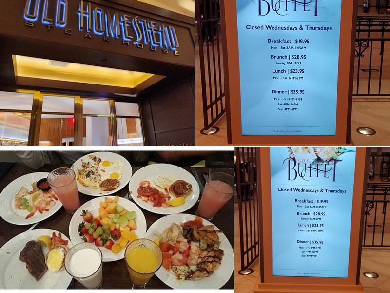 Borgata Buffet Menu