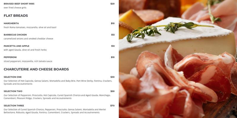 Casa di Amici Menu