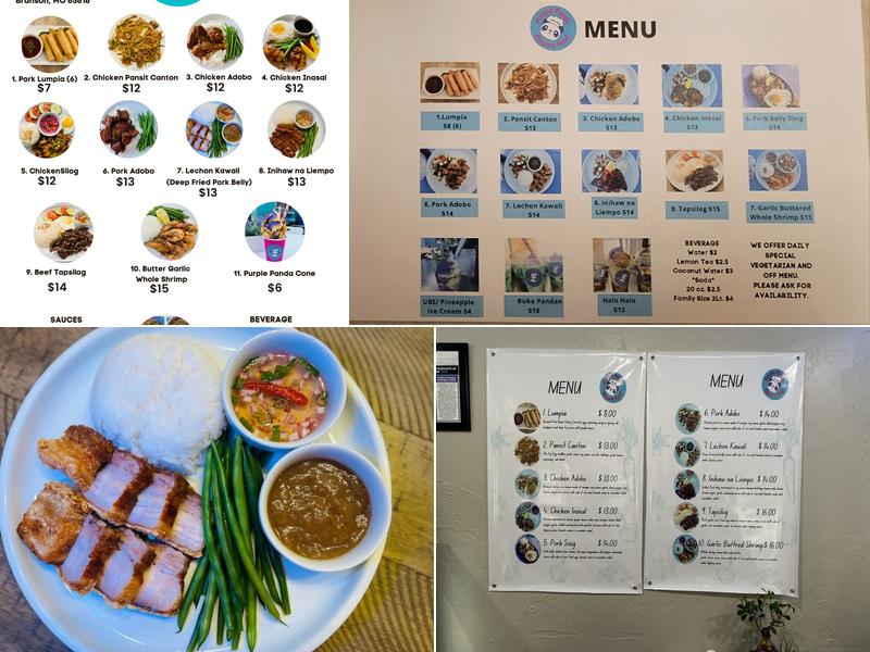 Purple Panda Filipino Food Menu