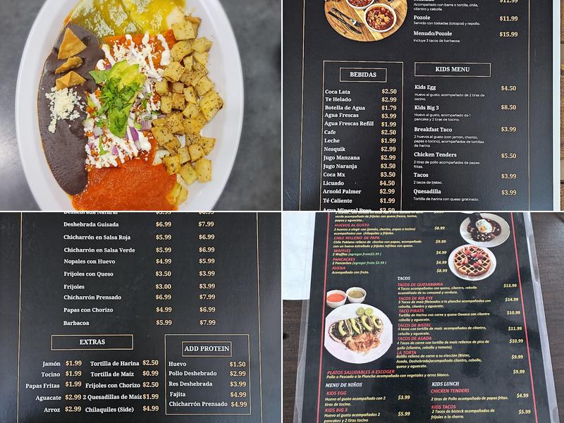 Chilaquiles Menu